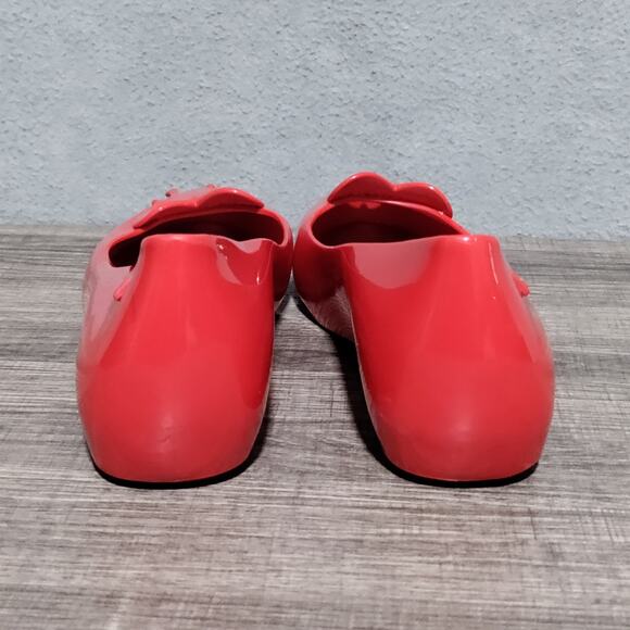 Melissa + Sebastian ErraZuriz Yelly Flats Womens 8 US Red Melting Hearts RARE - Picture 8 of 14